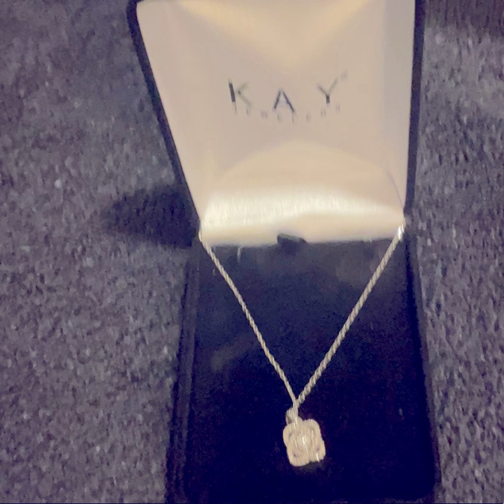 Diamond necklace from Kay jewelers. Part of a collection.